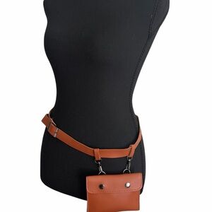 Elegant Brown Belt Bag